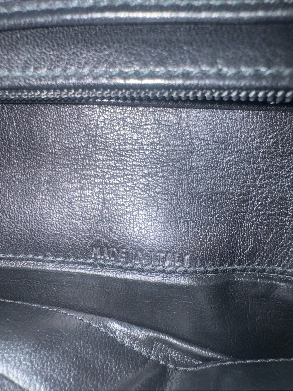 Emilio Pucci navy blue canvas wallet EUC retail $499 - Picture 5 of 9